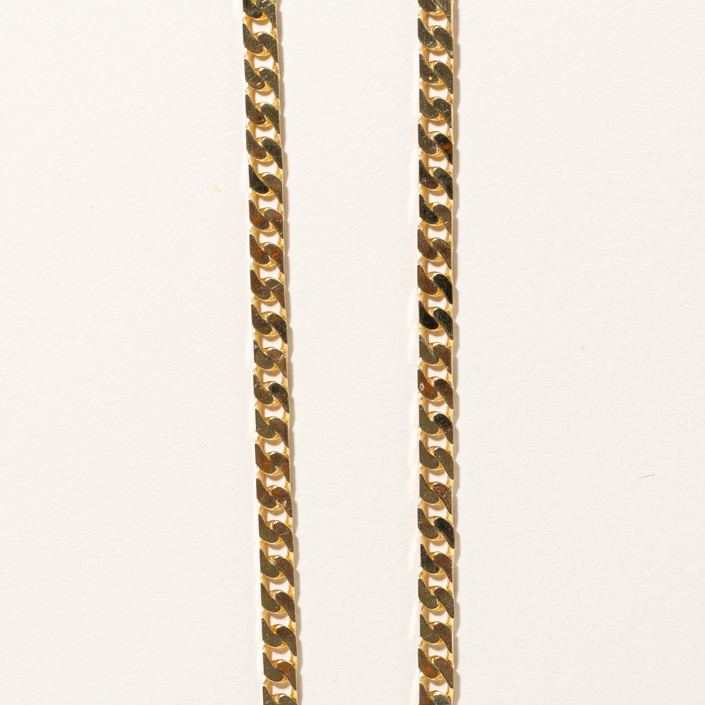 10k Yellow Gold Curb Link Chain | 22 |
