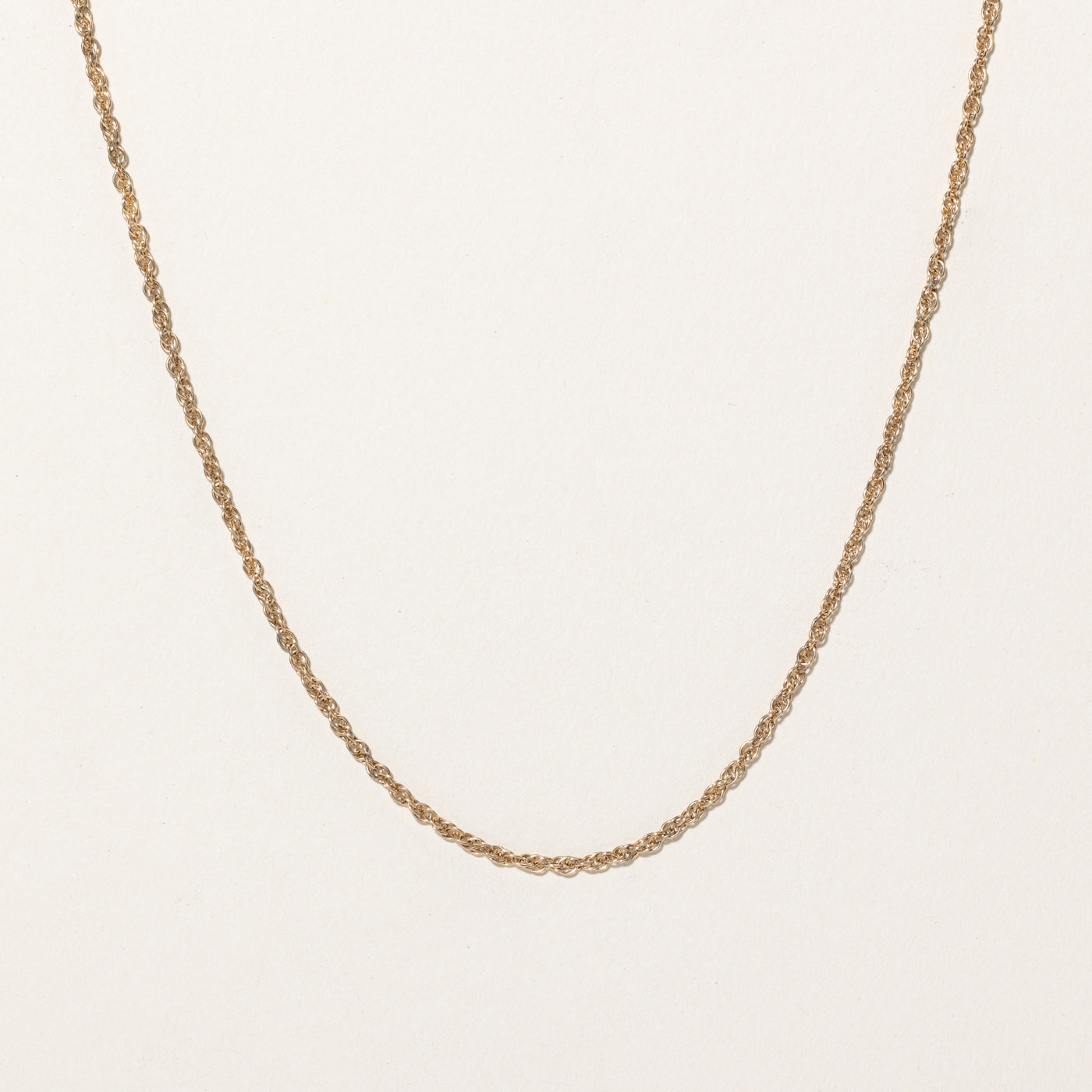 10k Yellow Gold Double Rolo Chain | 18 |