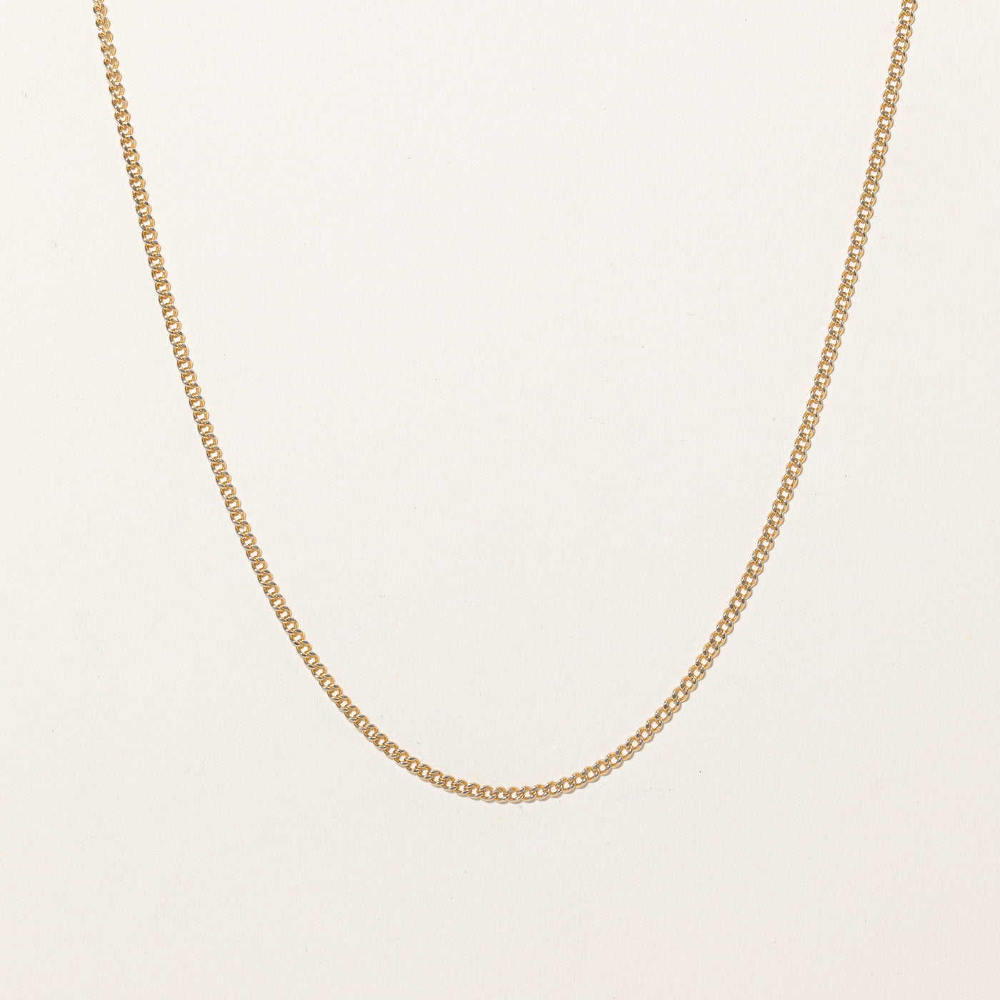 10k Yellow Gold Curb Link Chain | 26 |