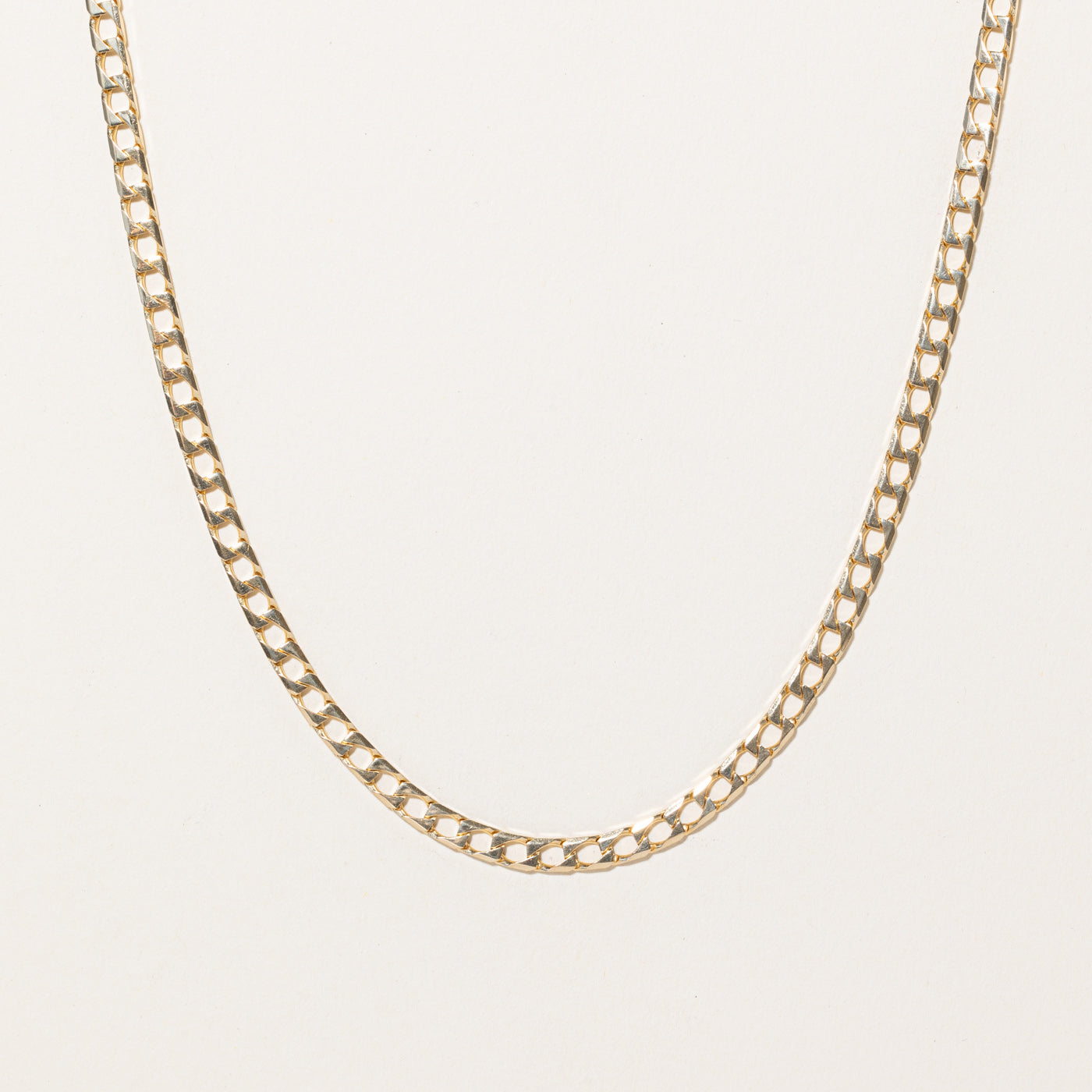 10k Yellow Gold Curb Link Chain | 25 |