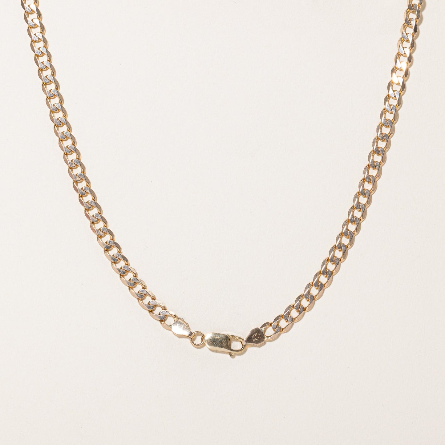 10K Yellow Gold Curb Link Chain | 5.37mm | 23.5
