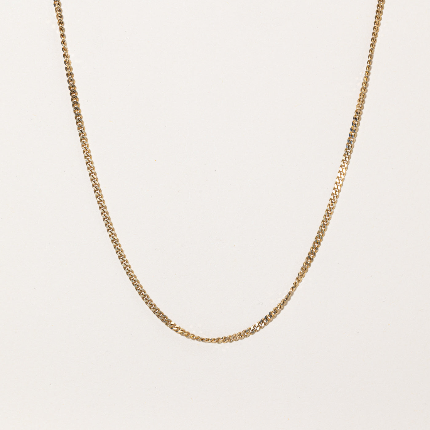 10k Yellow Gold Curb Link Chain | 28 |