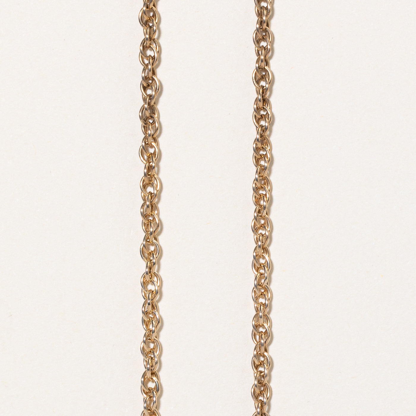 10k Yellow Gold Double Rolo Chain | 20 |