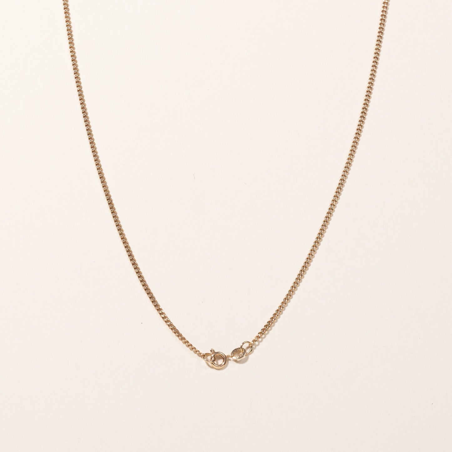 10k Yellow Gold Curb Link Chain | 24