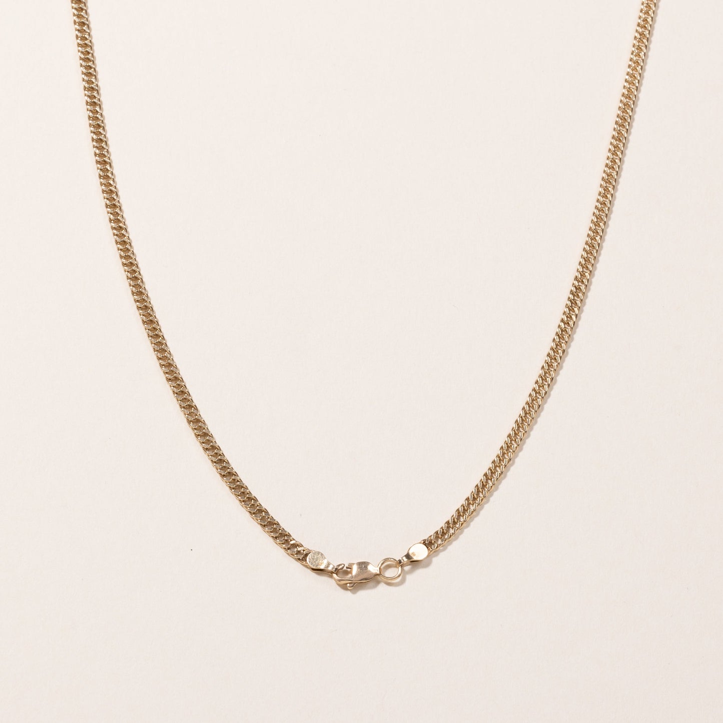 10k Yellow Gold Curb Link Chain | 25