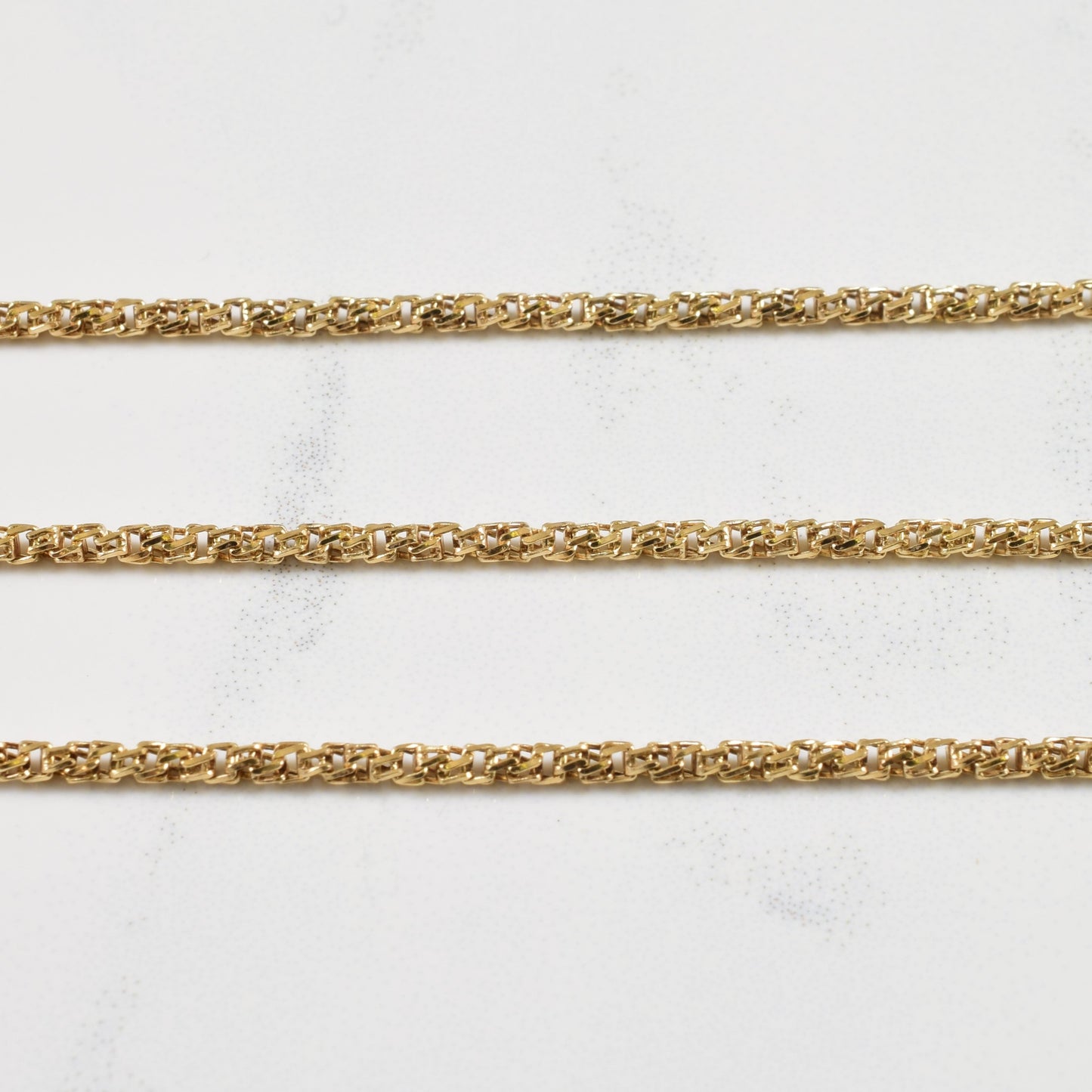 10k Yellow Gold Fancy Link Chain | 18 |