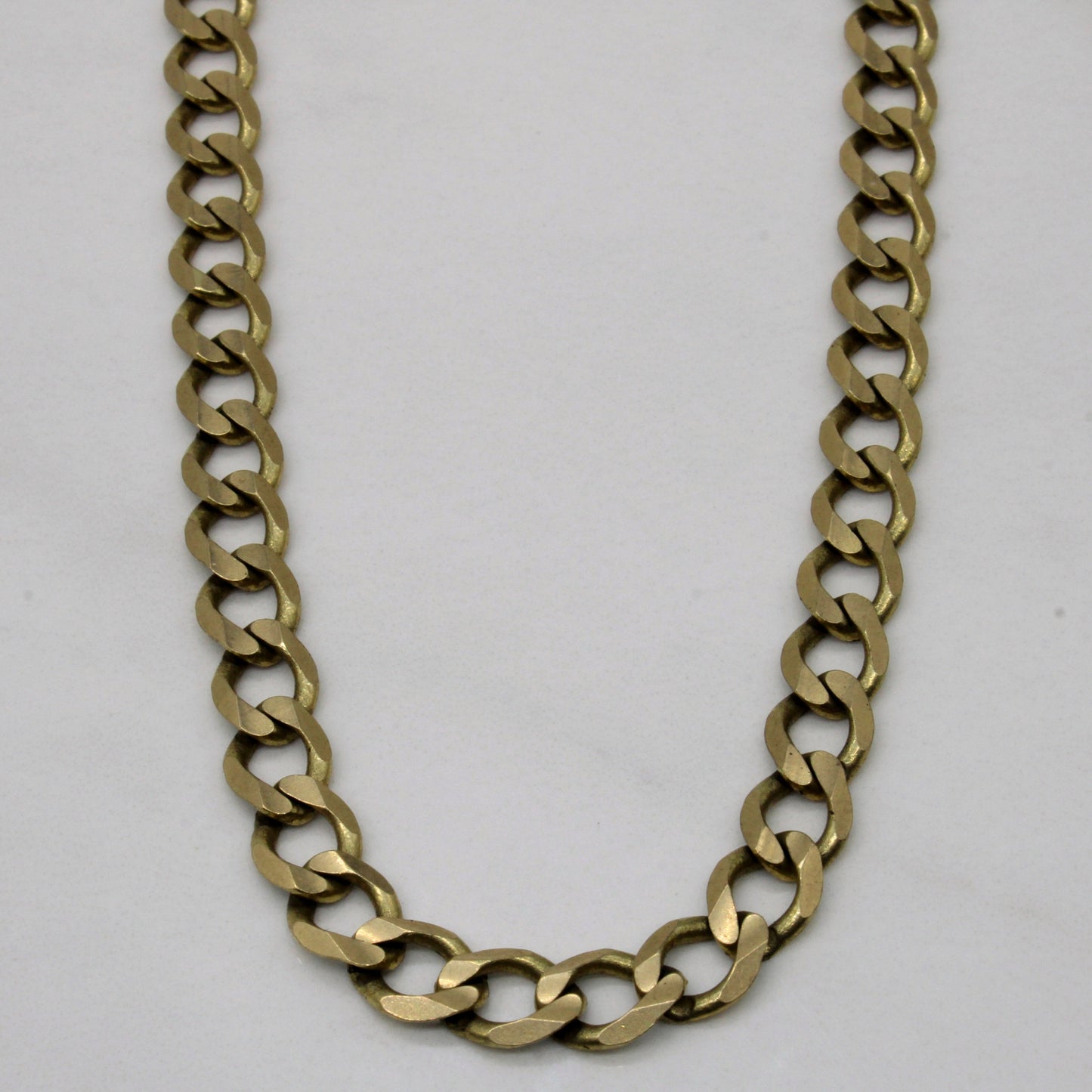 10k Yellow Gold Curb Link Chain | 22 |
