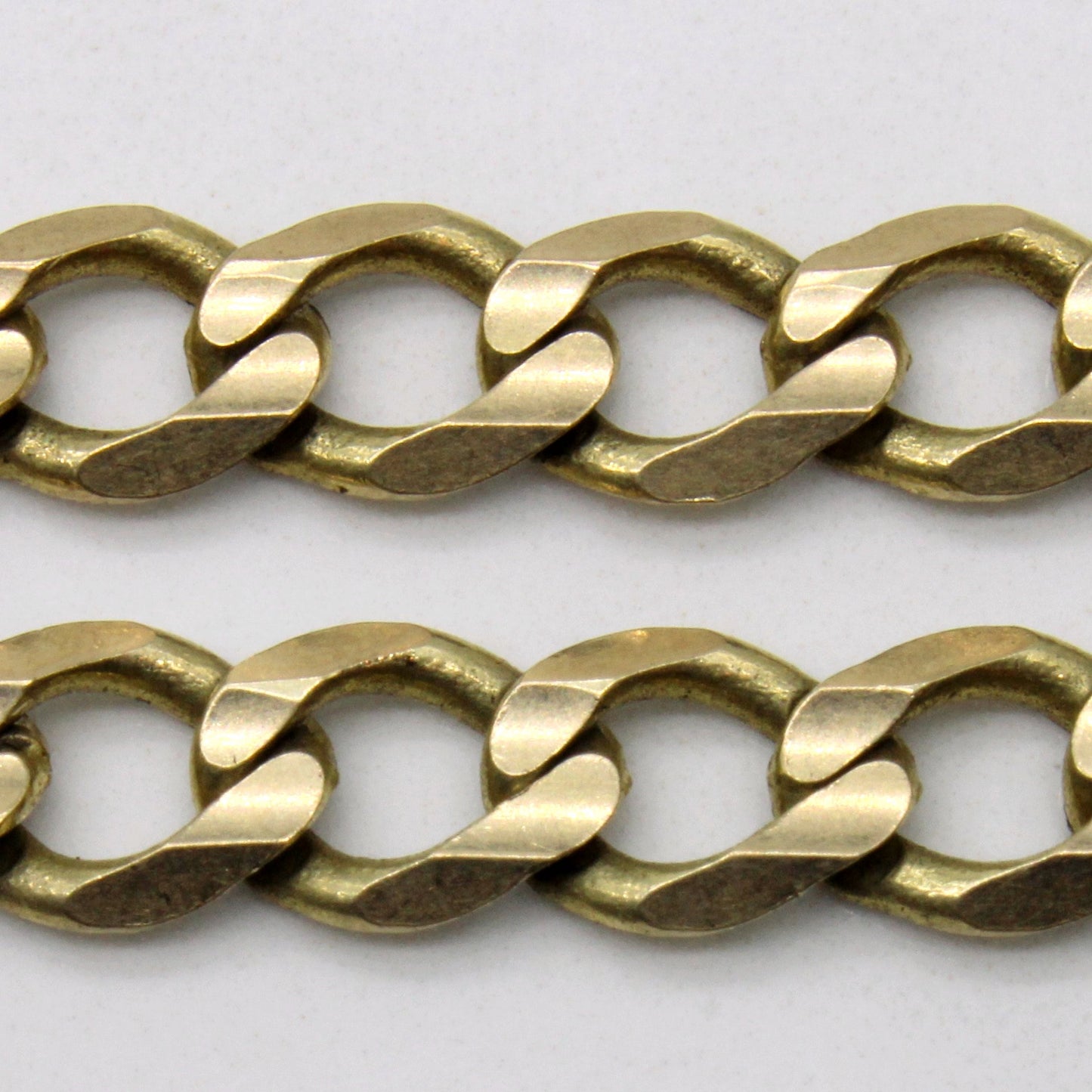 10k Yellow Gold Curb Link Chain | 22 |