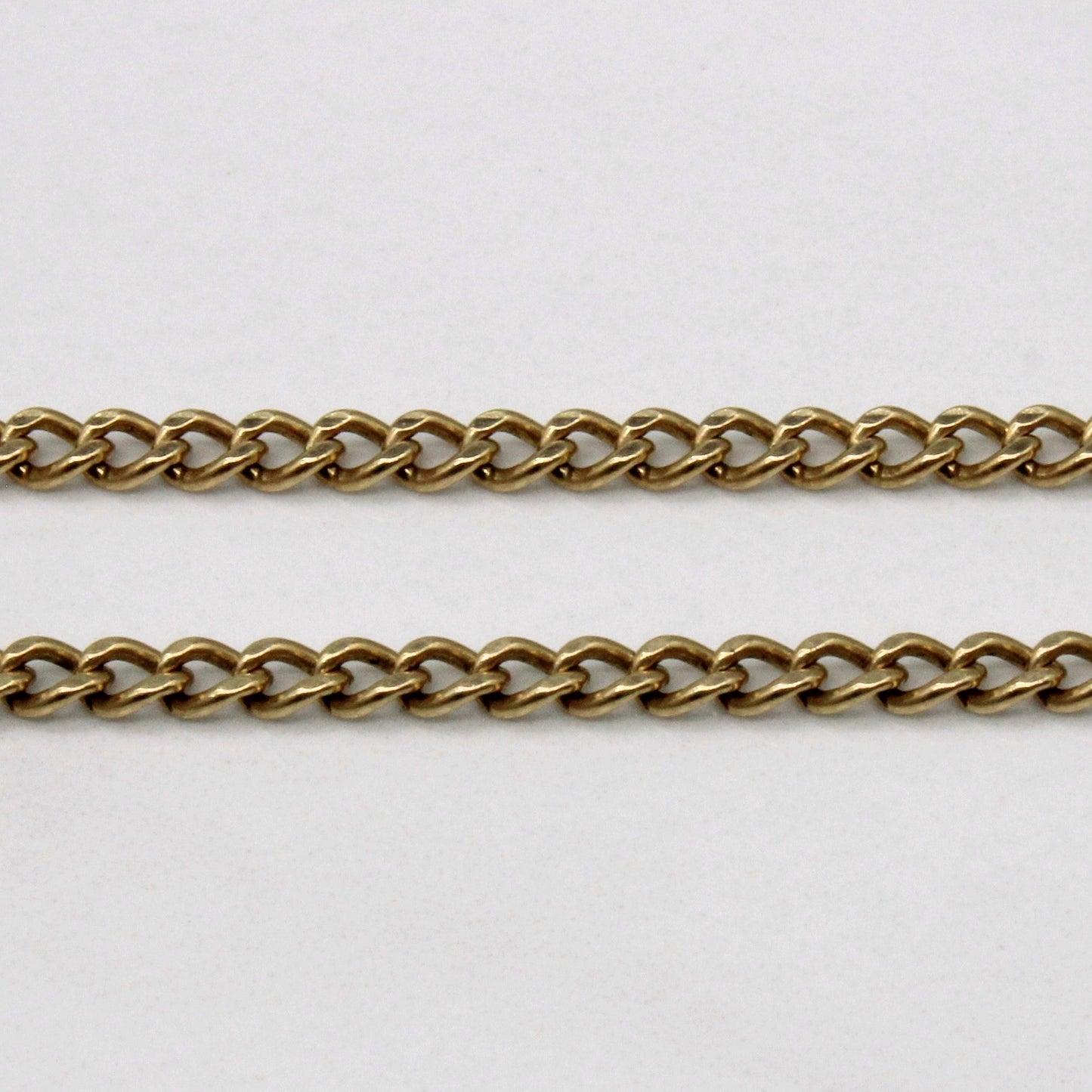 10k Yellow Gold Curb Link Chain | 22 |