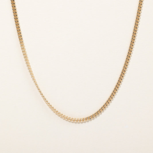 10k Yellow Gold Curb Link Chain | 22 |