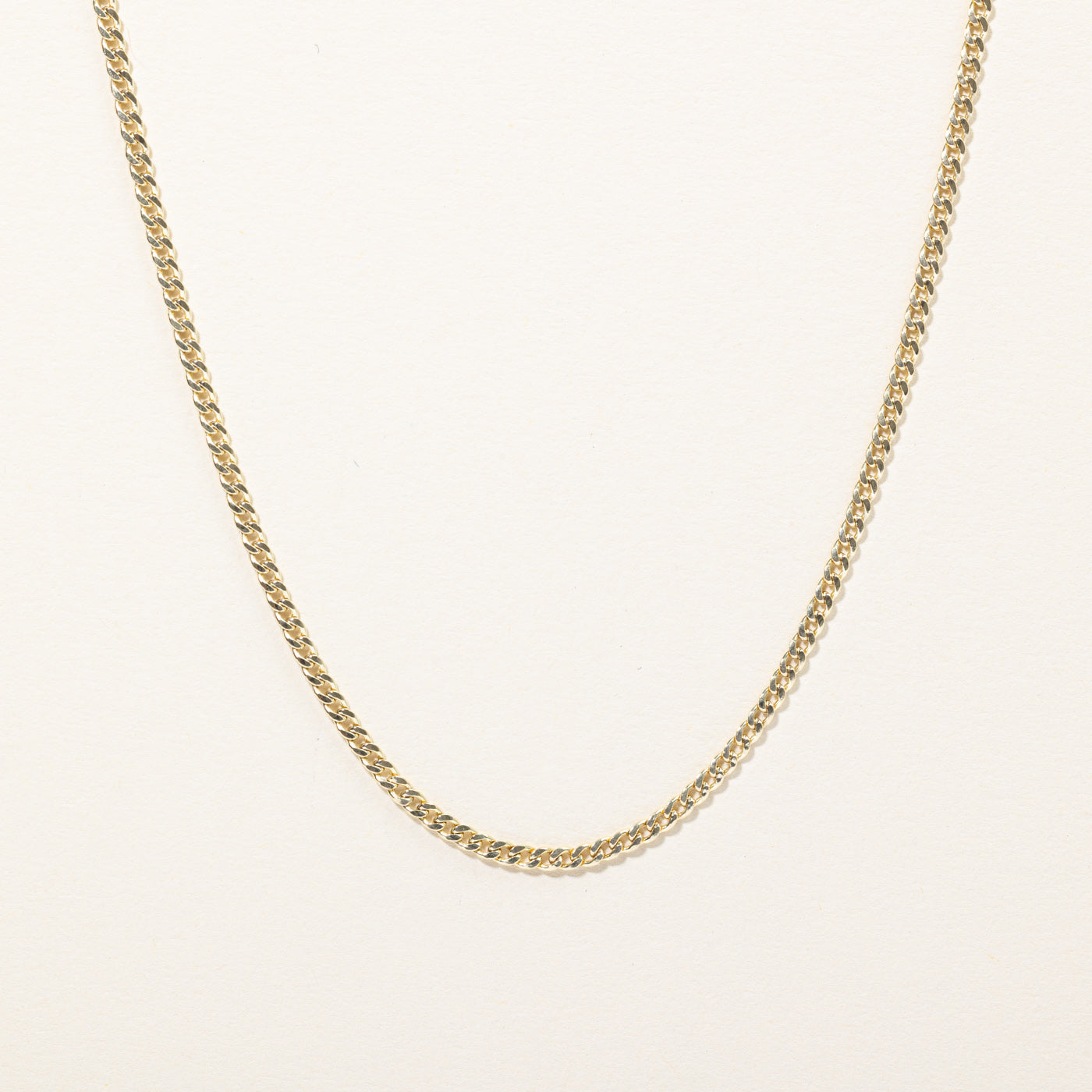 10k Yellow Gold Curb Link Chain | 24 |