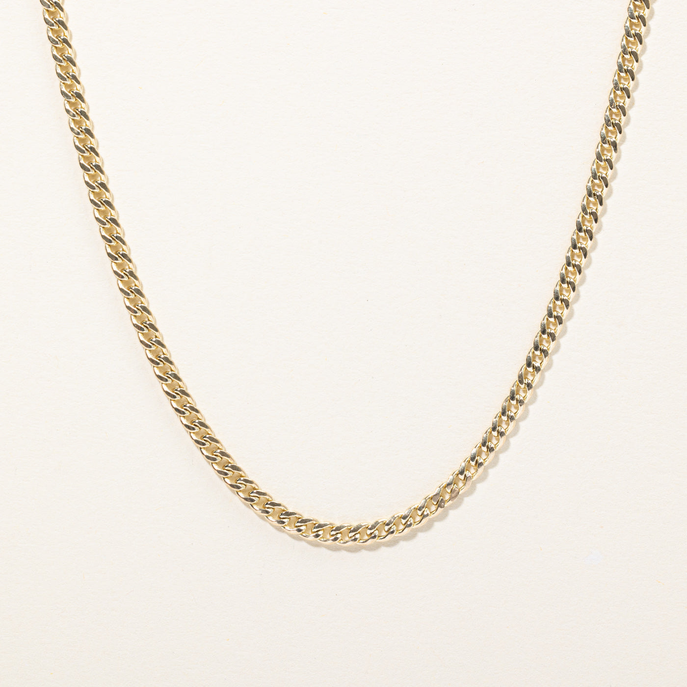 10k Yellow Gold Curb Link Chain | 26 |