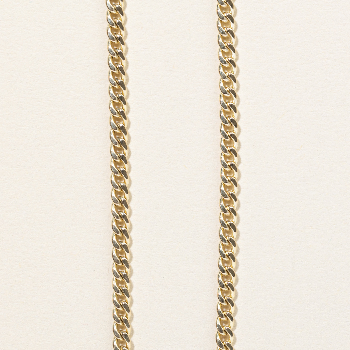 10k Yellow Gold Curb Link Chain | 26 |