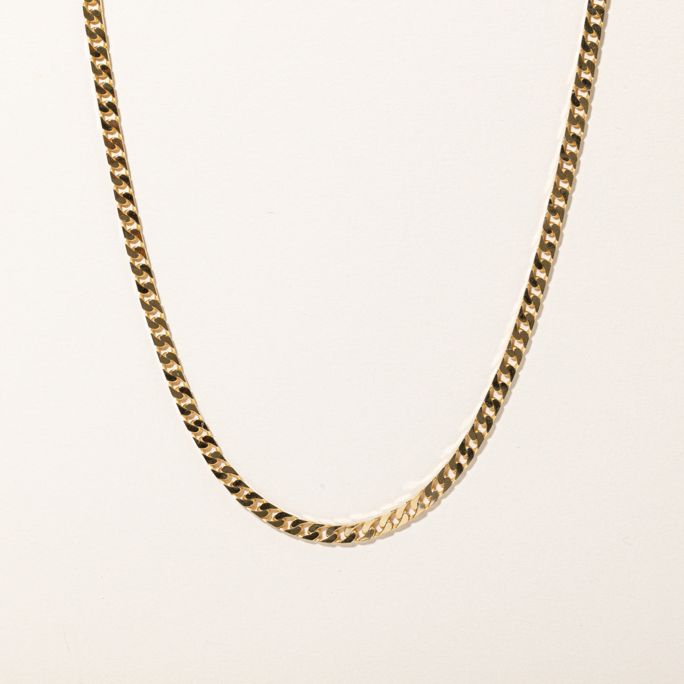 10k Yellow Gold Curb Link Chain | 22 |