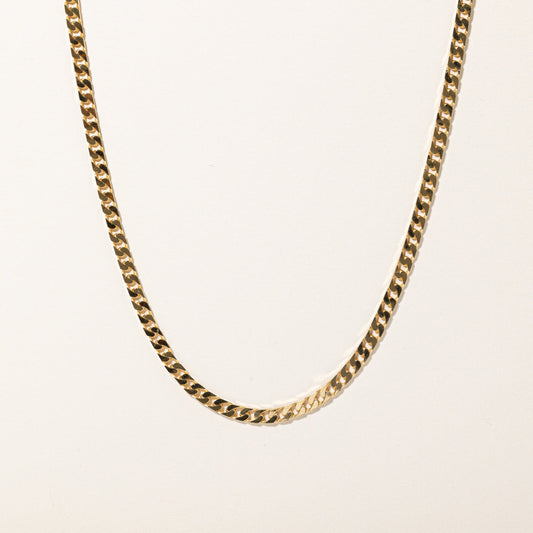 10k Yellow Gold Curb Link Chain | 22 |