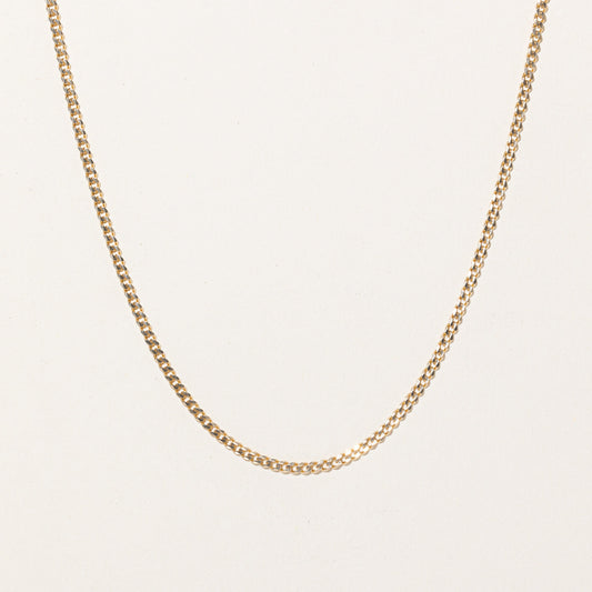 10k Yellow Gold Curb Link Chain | 23 |