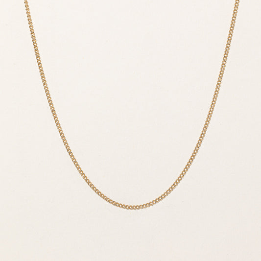 10k Yellow Gold Curb Link Chain | 26 |