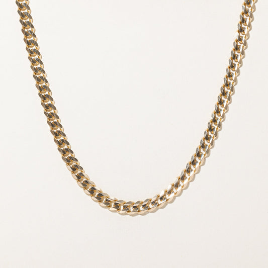 10K Yellow Gold Curb Link Chain | 6.72mm | 26.5