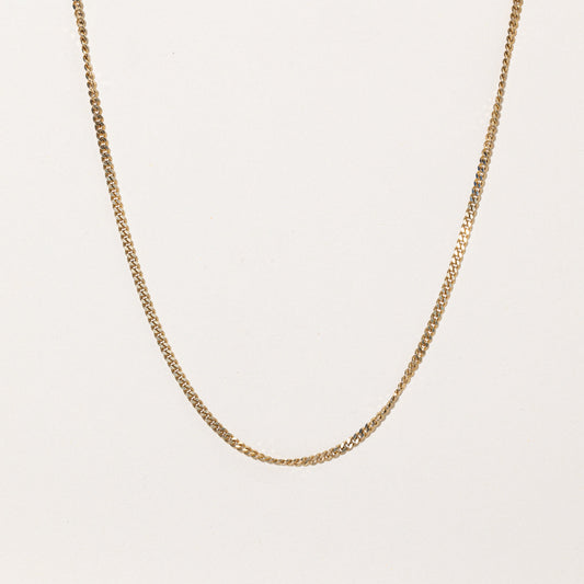 10k Yellow Gold Curb Link Chain | 28 |