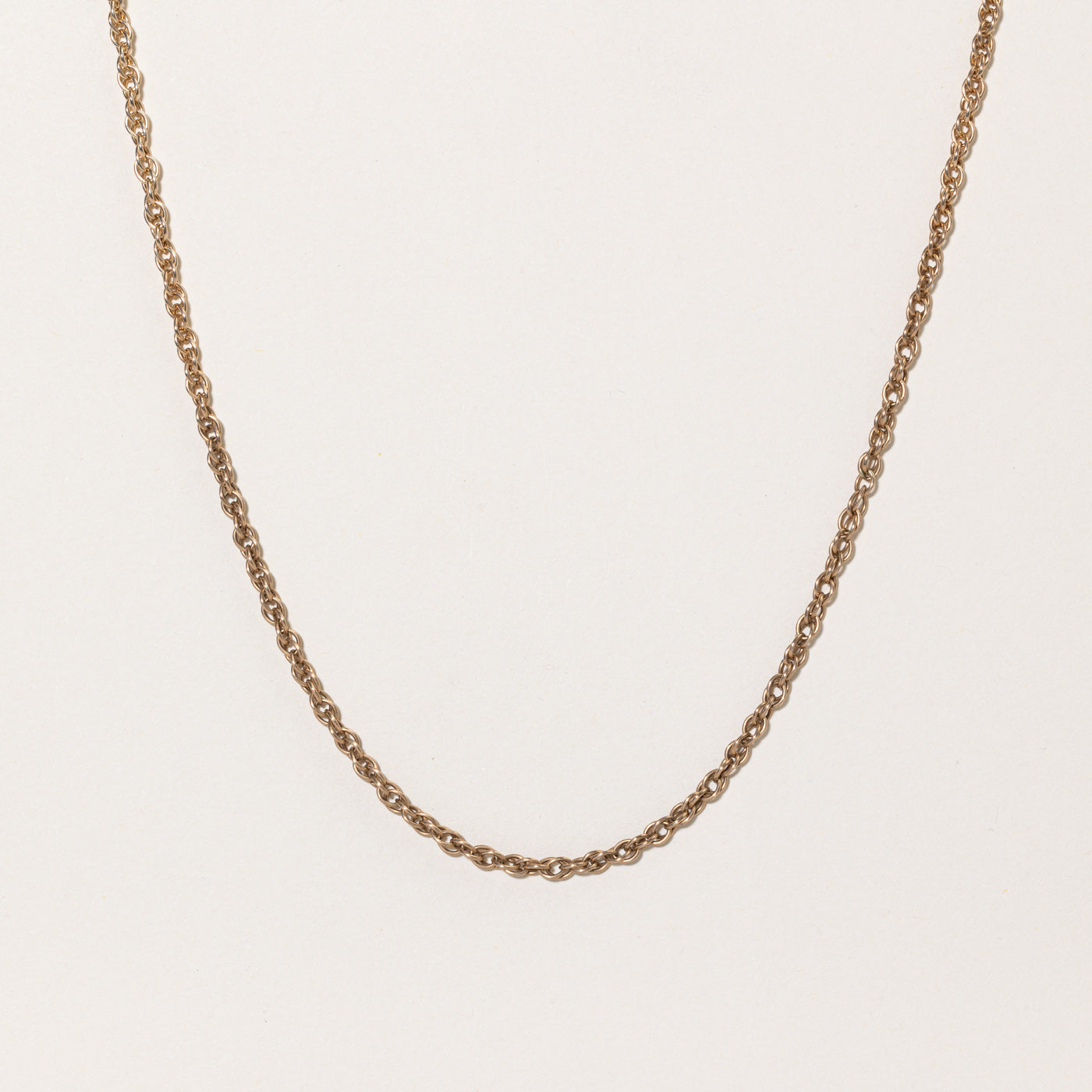 10k Yellow Gold Double Rolo Chain | 20 |