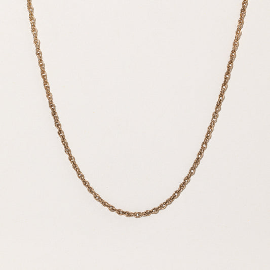 10k Yellow Gold Double Rolo Chain | 20 |