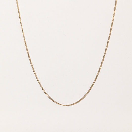 10k Yellow Gold Curb Link Chain | 28 |