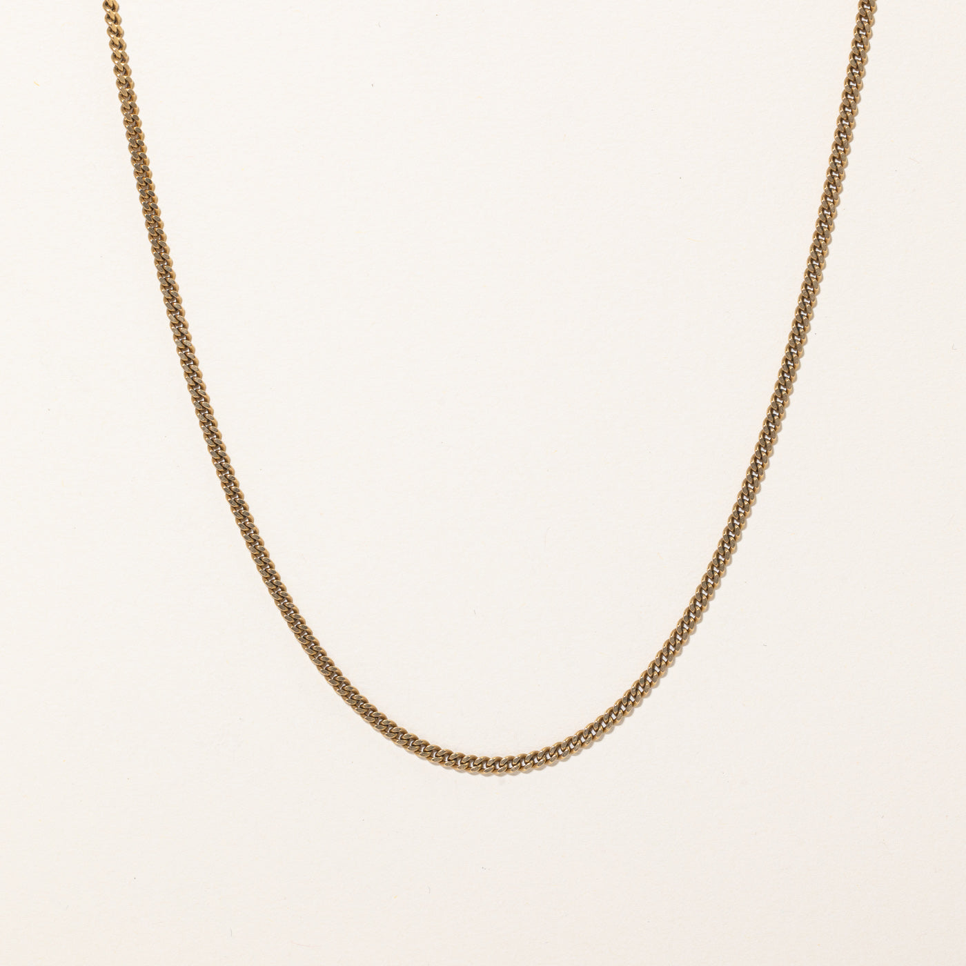 10k Yellow Gold Curb Link Chain | 19 |
