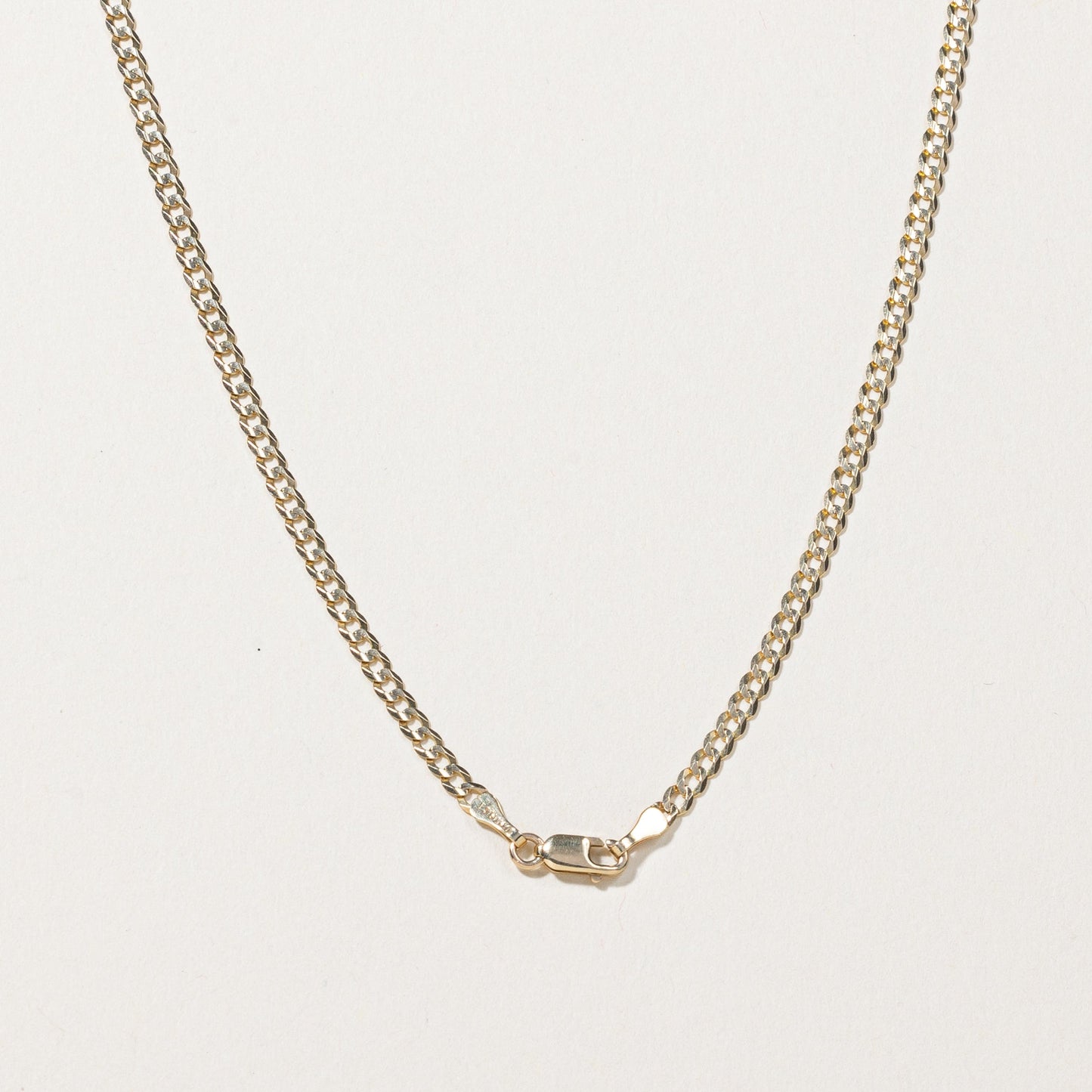 10k Yellow Gold Curb Link Chain | 30