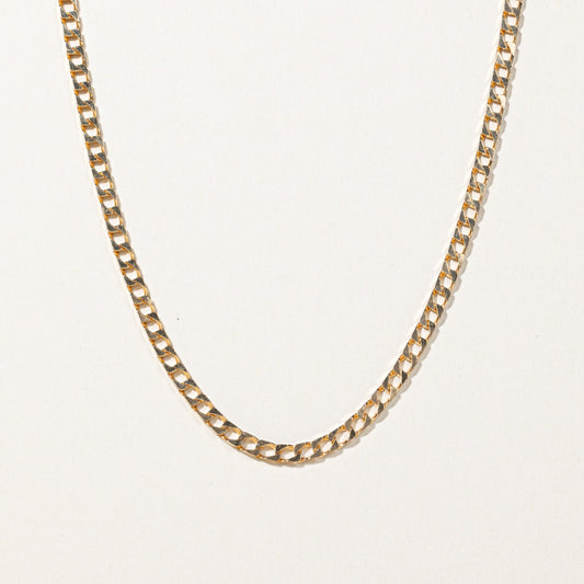 10k Yellow Gold Curb Link Chain | 25