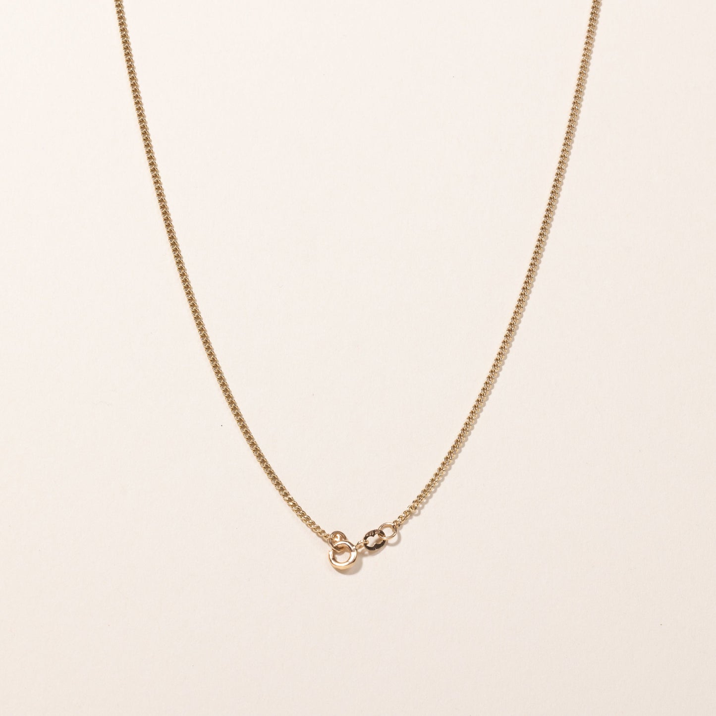 10k Yellow Gold Curb Link Chain | 21