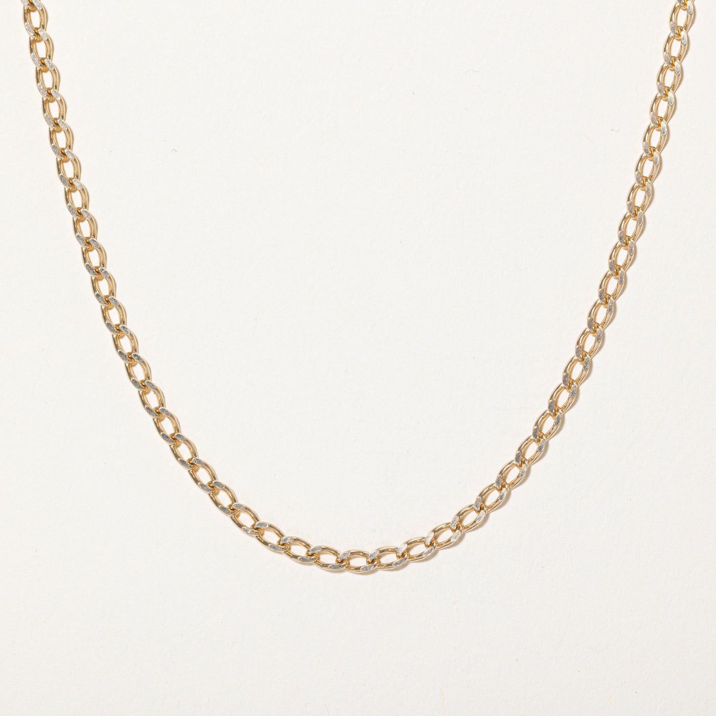 10k Yellow Gold Curb Link Chain | 20 |