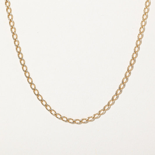 10k Yellow Gold Curb Link Chain | 20 |