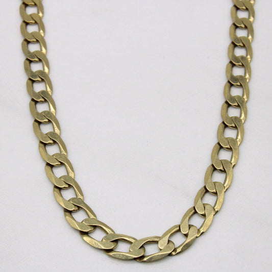 10k Yellow Gold Curb Link Chain | 20 |
