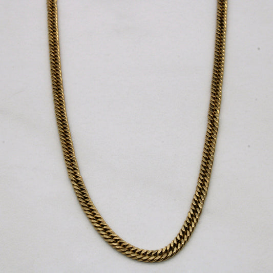10k Yellow Gold Curb Link Chain | 22 |