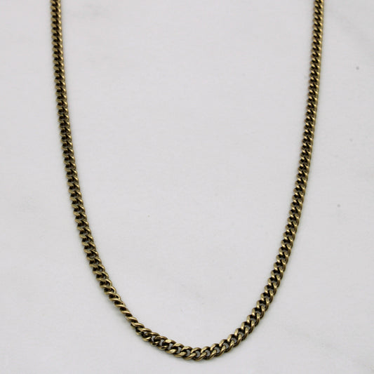 10k Yellow Gold Curb Link Chain | 24 |