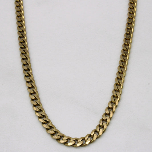 10k Yellow Gold Curb Link Chain | 22 |