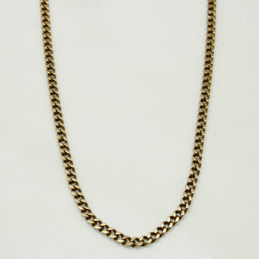 10k Yellow Gold Curb Link Chain | 22 |