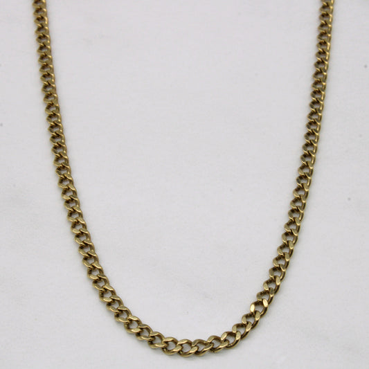 10k Yellow Gold Curb Link Chain | 23 |