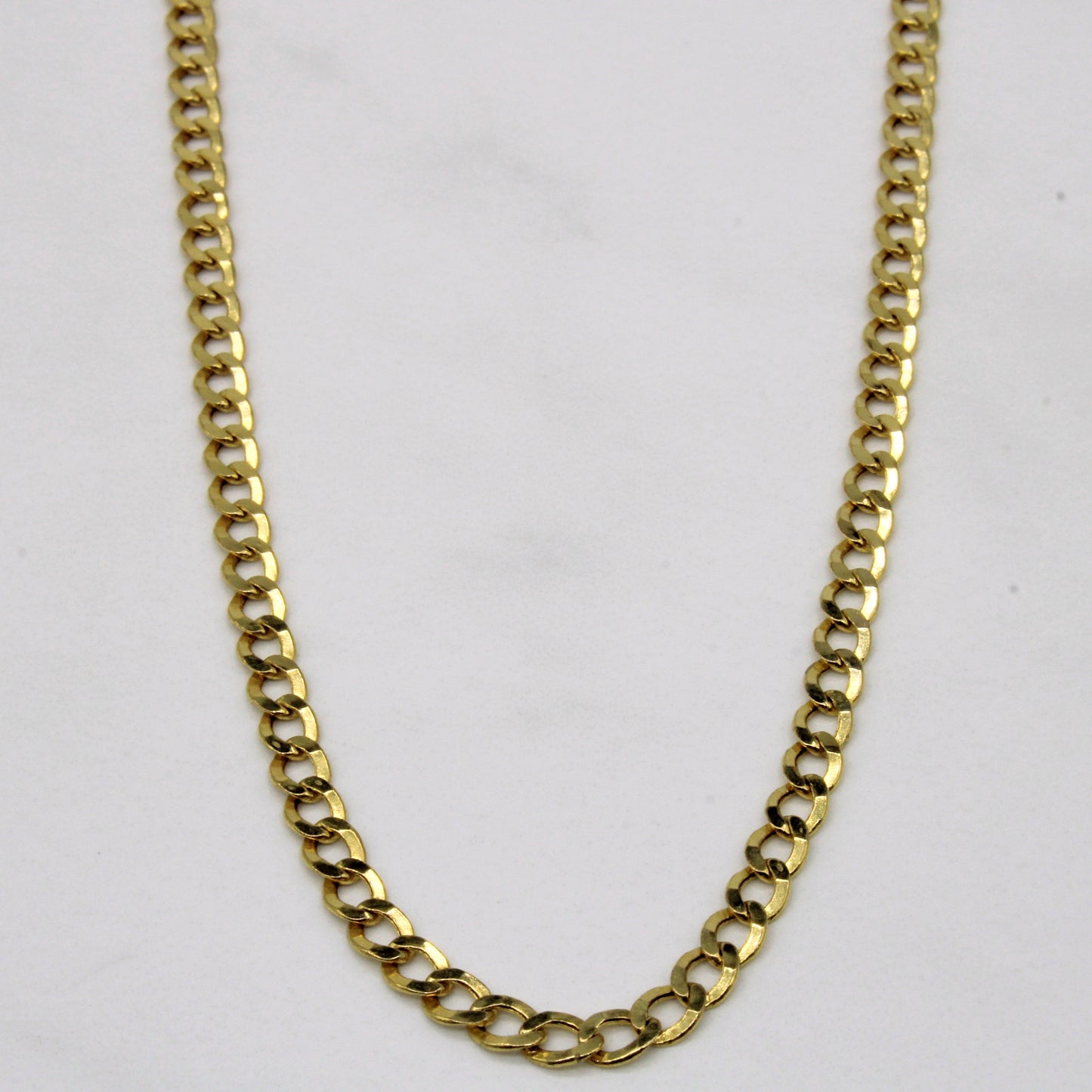 10k Yellow Gold Curb Link Chain | 20 |