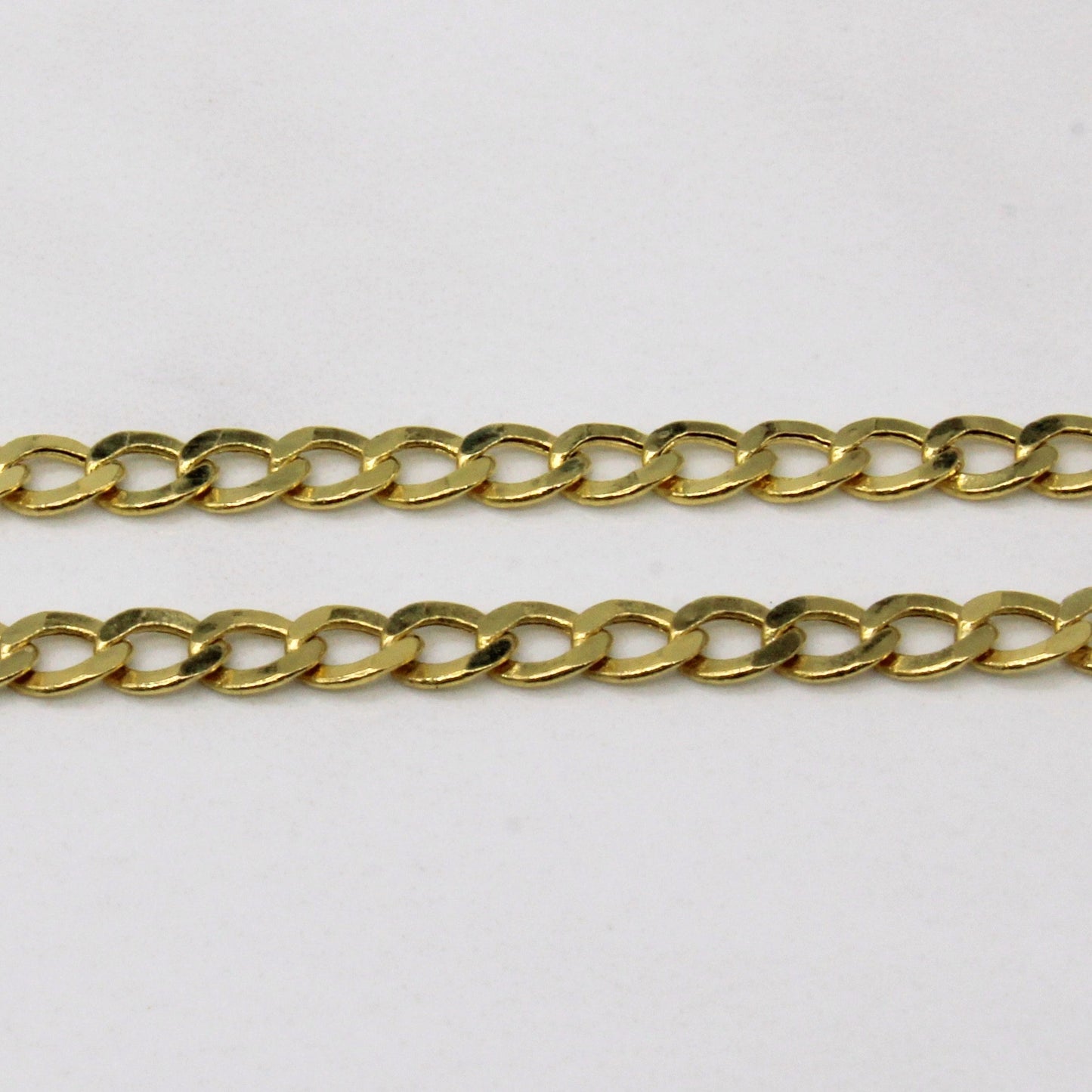 10k Yellow Gold Curb Link Chain | 20 |