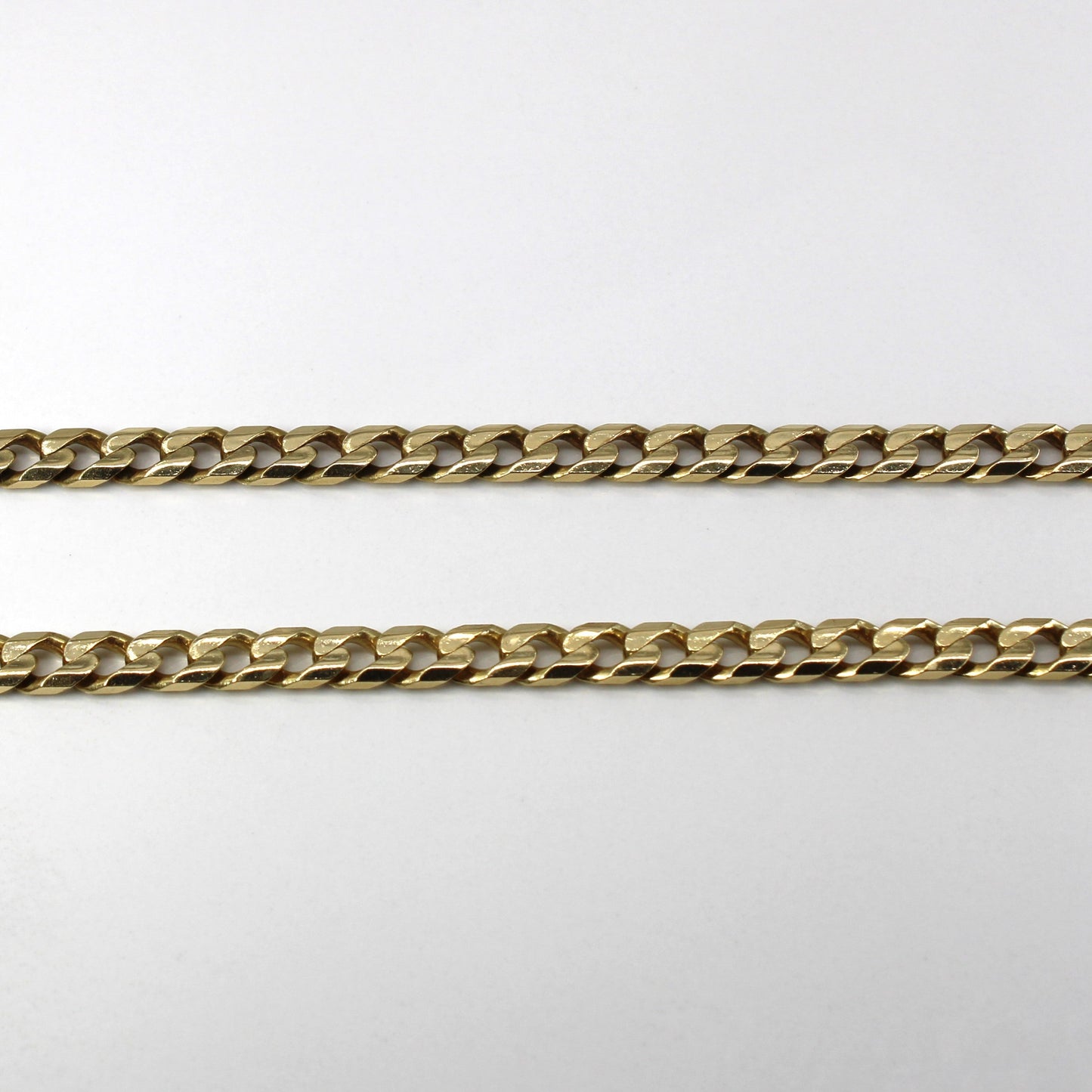 10k Yellow Gold Curb Link Chain | 24|