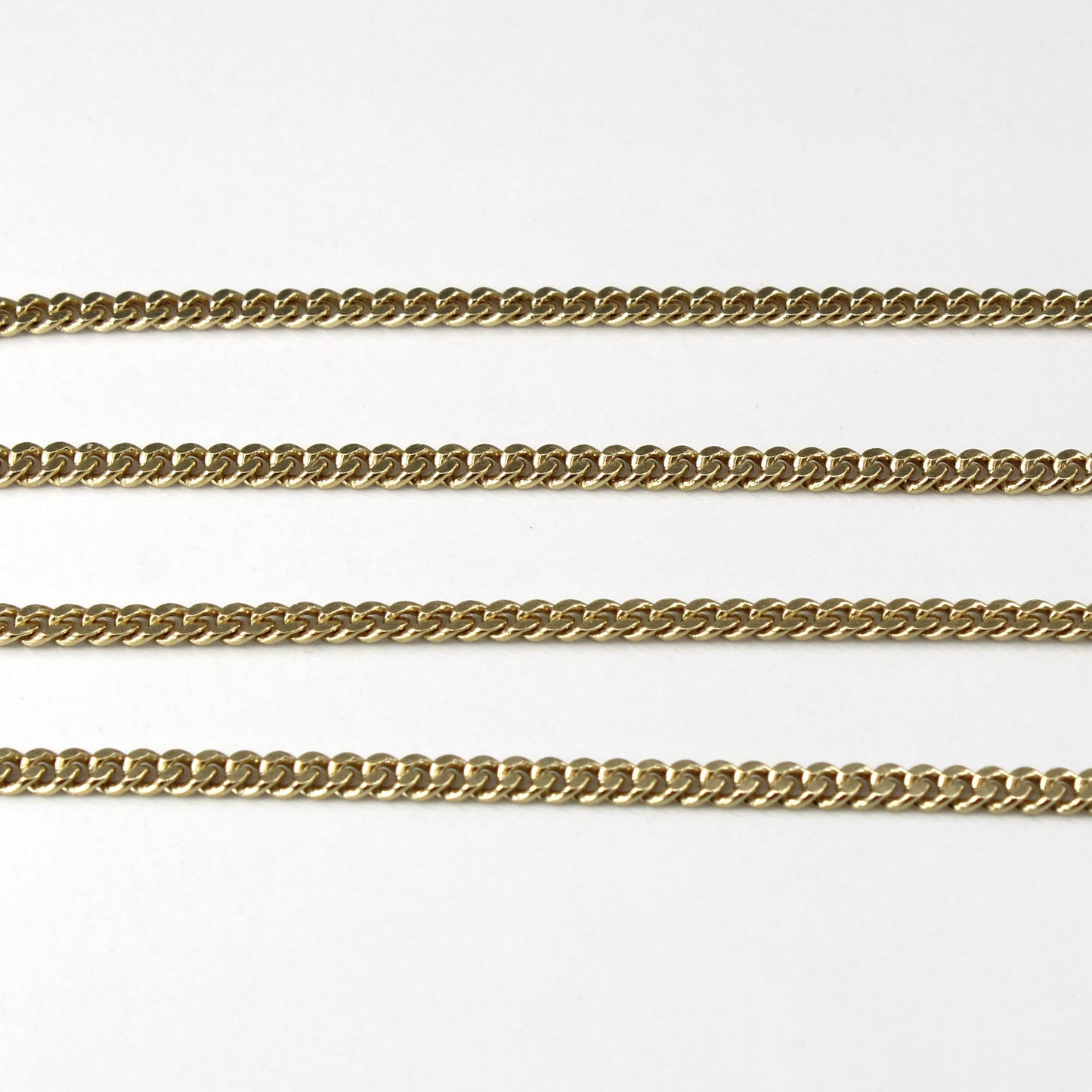 10k Yellow Gold Curb Link Chain | 20|