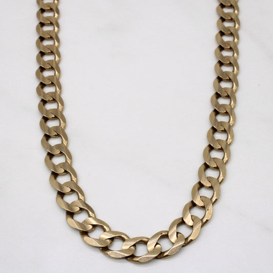 10k Yellow Gold Curb Link Chain | 24 |
