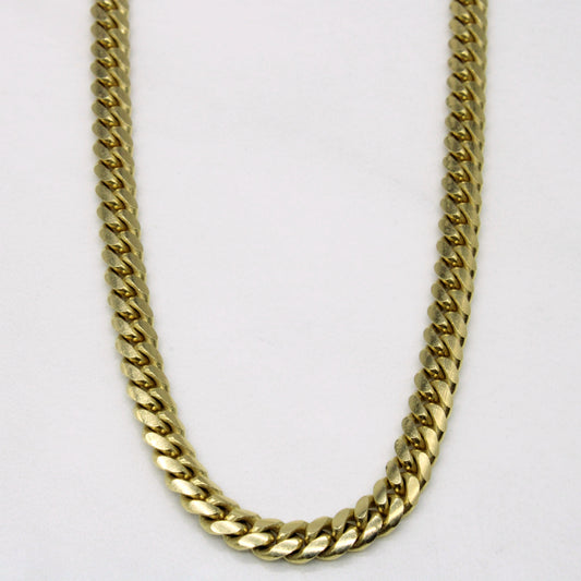 10k Yellow Gold Curb Link Chain | 20 |