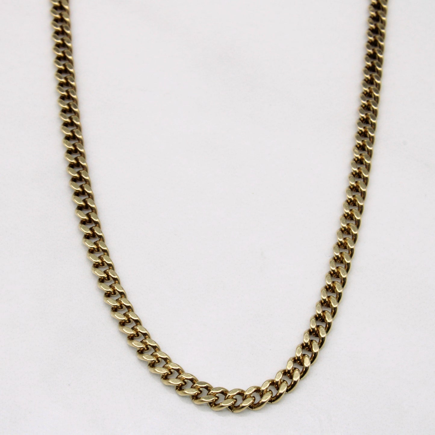 10k Yellow Gold Curb Link Chain | 21 |