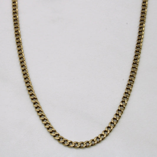 10k Yellow Gold Curb Link Chain | 24 |
