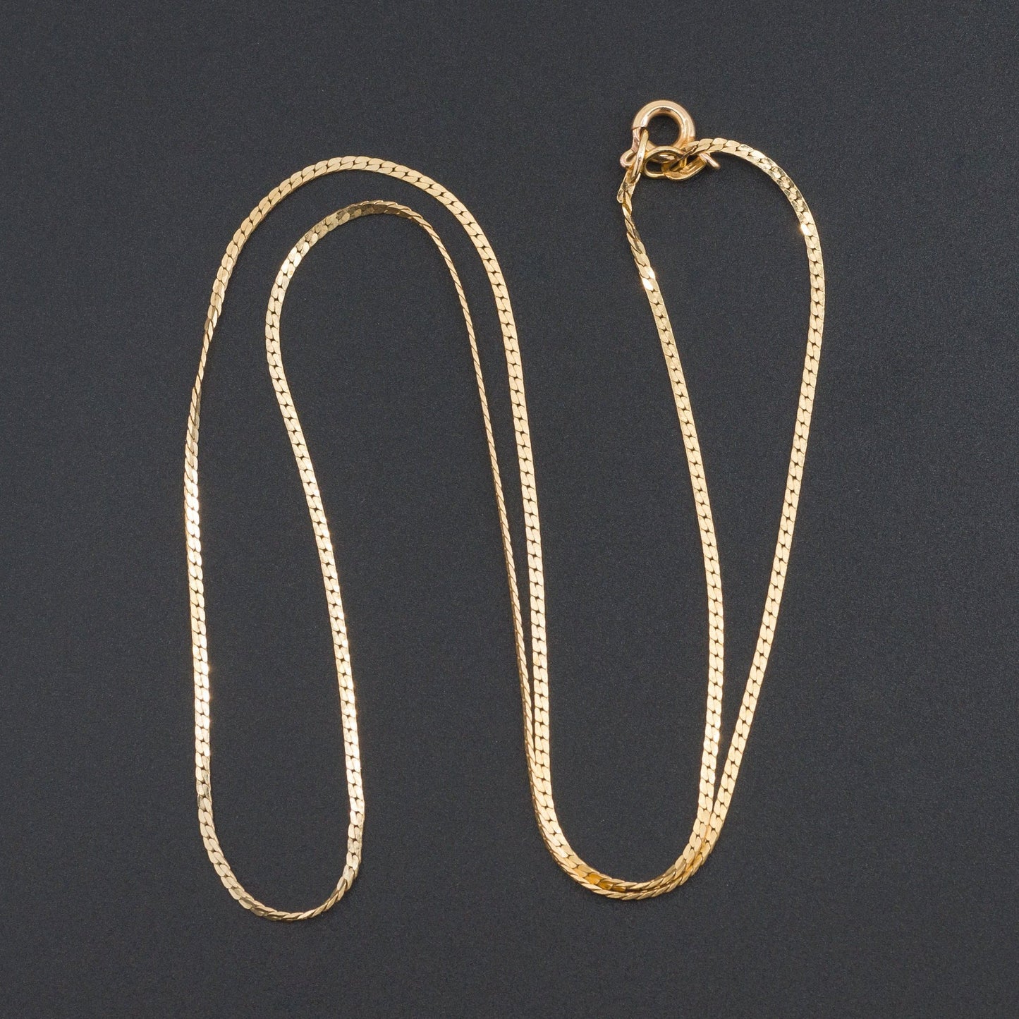 14k Gold Cable Chain | Vintage 14k Chain