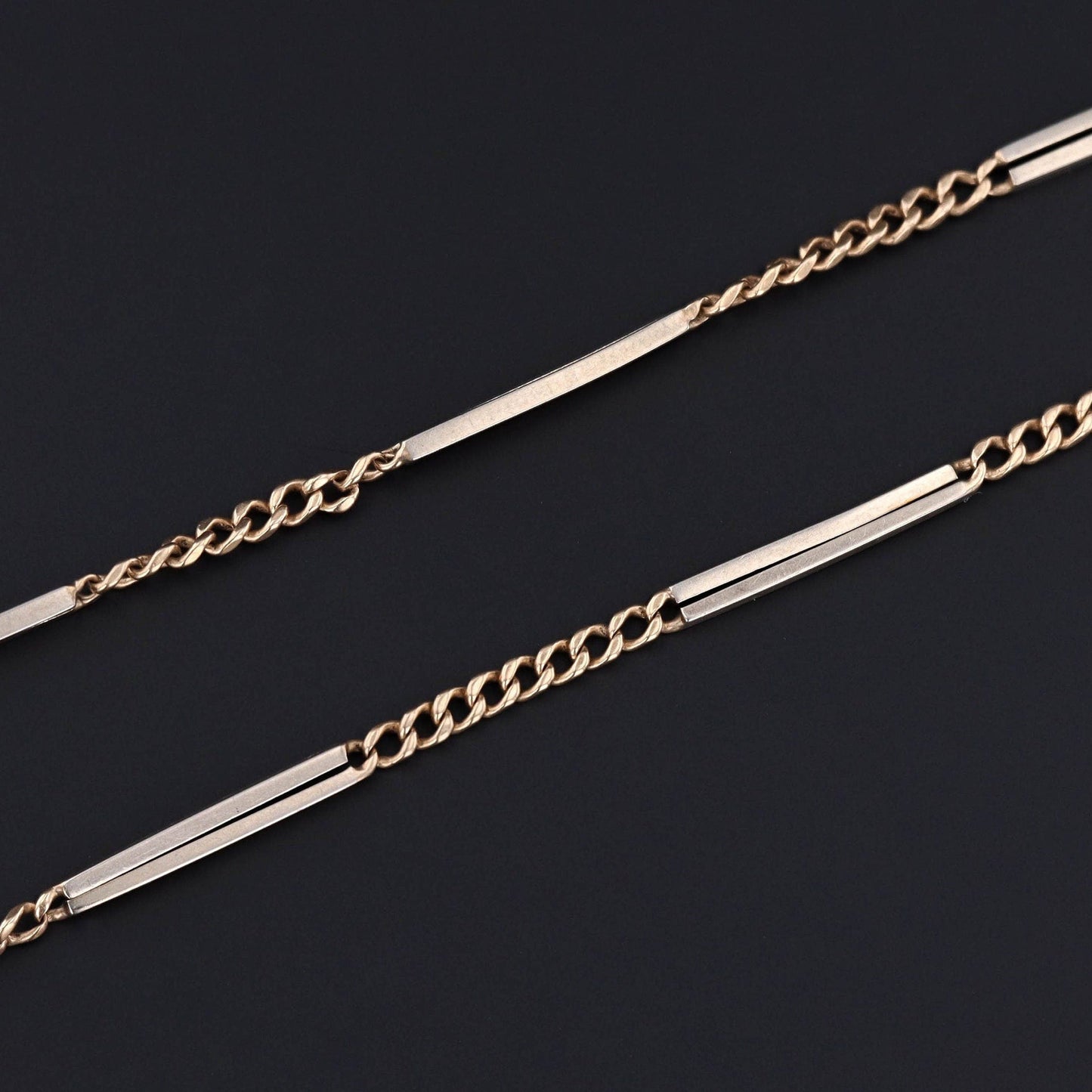 14k Gold Watch Chain Necklace | Vintage Watch Chain